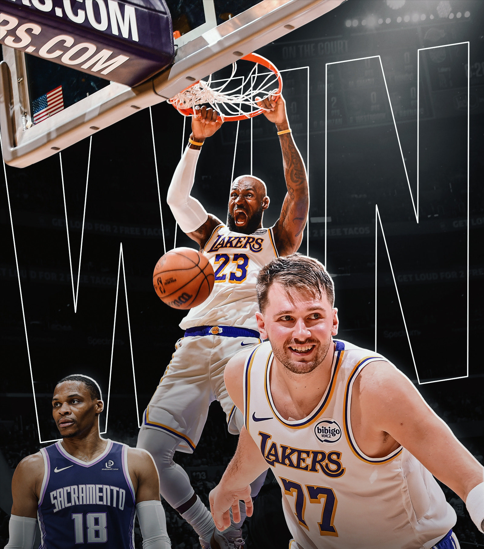 球速体育 (中国)官网-最全体育赛事直播与即时数据-胜国王取2连胜！湖人2战送63次助攻，东契奇终于像詹姆斯那样打球